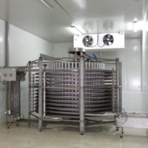 Spiral Chiller w/ Insulation Room for Food Production